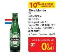 METRO Heineken - bière blonde offre