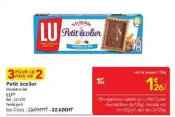 METRO Lu - petit écolier offre