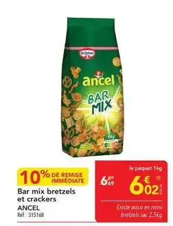 METRO Ancel - bar mix bretzels et crackers offre