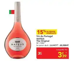 METRO Mateus - vin du portugal offre