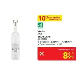 METRO Belvédère - vodka offre