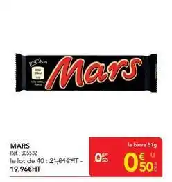 METRO Mars offre