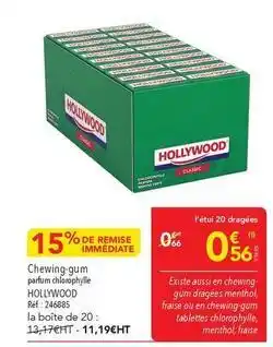 METRO Hollywood - chewing-gum parfum chloeophville offre