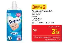 METRO Soupline - adoucissant grand air offre