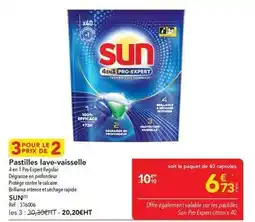 METRO Sun - pastillas lave-vaisselle offre