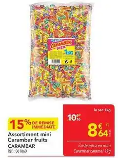 METRO Carambar - assortiment mini fruits offre