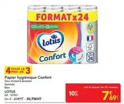 METRO Lotus - papier hygiénique confort offre