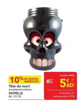 METRO Patrelle - tête de mort offre