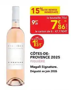 METRO Signature - cotes-de- provence 2025 offre