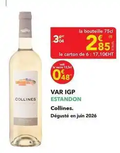 METRO Collines - var igp offre