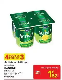 METRO Danone - activia au bifidus offre