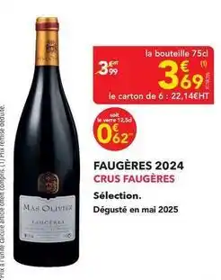 METRO Mas olivier - faugères 2024 offre