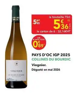METRO Collines - pays d'oc igp 2025 offre