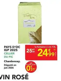 METRO Pays d'oc igp 2025 offre
