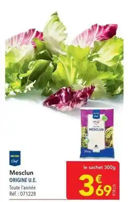 METRO Chef - mesclun origine u.e offre