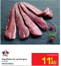 METRO Canard - aiguillette de gras offre