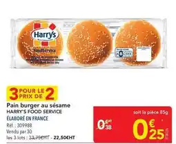 METRO Harry's - pain burger au sésame offre