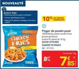 METRO Good - finger de poulet pané offre