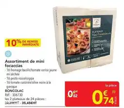 METRO Boncolac - assortiment de mini focaccias offre