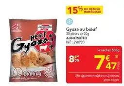 METRO Ajinomoto - gyoza au bœuf offre