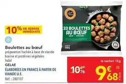 METRO Boulettes au bœuf offre