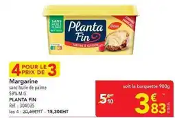METRO Planta fin - margarine offre
