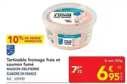METRO Delpierre - tartinable fromage frais et saumon fumé offre