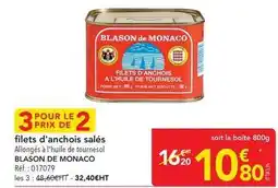 METRO Filets d'anchois salés offre