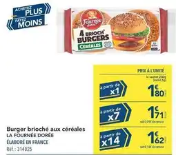 METRO La fournée dorée - burger brioché aux céréales offre