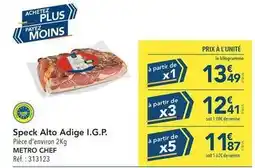 METRO Metro - speck alto adige i.g.p offre