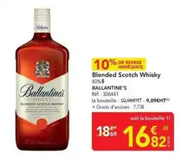 METRO Ballantine's - blended scotch whisky offre