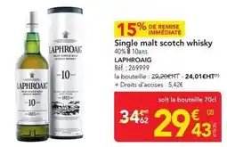METRO Scotch - single malt scotch whisky offre