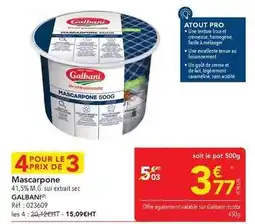 METRO Galbani - mascarpone offre