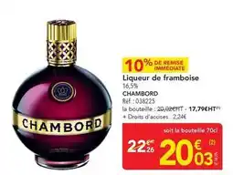 METRO Chambord - liqueur de framboise offre
