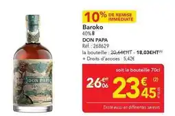 METRO Don papa - baroko offre