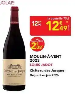 METRO Château - moulin-à-vent 2023 offre