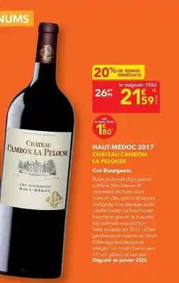 METRO Magnum - haut-médoc 2017 offre