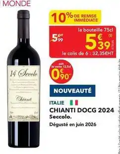 METRO Chianti docg 2024 offre
