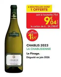 METRO Chablis 2023 offre