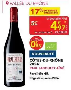 METRO Mars - côtes-du-rhône 2024 offre