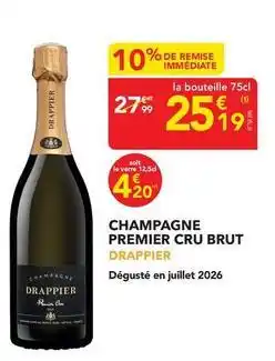 METRO Drappier - champagne premier cru brut offre