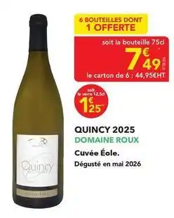 METRO Lor - quincy 2025 offre