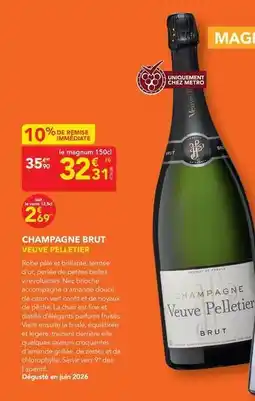 METRO Magnum - champagne brut offre