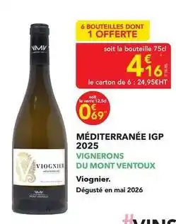 METRO Mont ventoux - mediterranee igp 2025 offre