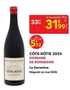 METRO Côte-rotie 2024 offre