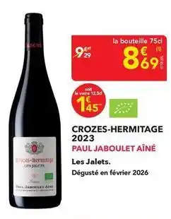 METRO Crozes-hermitage 2023 offre