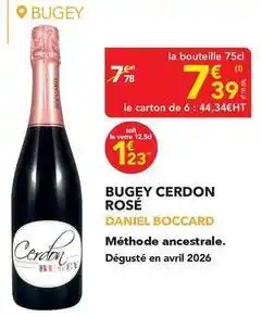 METRO Avril - cerdon rosé offre