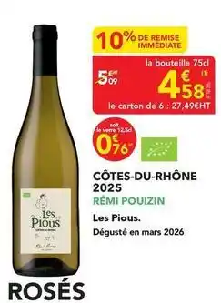 METRO Mars - côtes-du-rhône offre