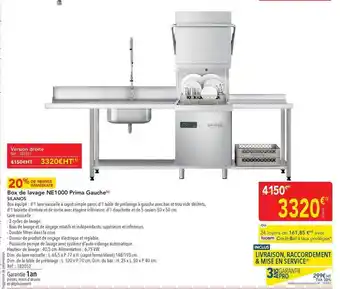 Silanos - box le lavage ne1000 prima