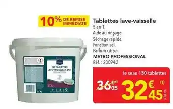 Metro - tablettes lave-vaisselle